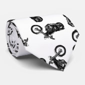 Chopper Mania Print Pattern Krawatte (Gerollt)