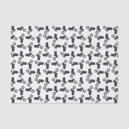 Chopper Mania Print Pattern Seidenpapier (Vorderseite)