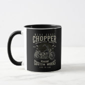 Chopper Motorcycle, Mug Tasse (Links)