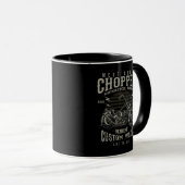 Chopper Motorcycle, Mug Tasse (VorderseiteRechts)