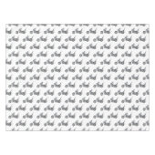 Chopper Motorrad 1950 Cartoon Abbildung Tischdecke (Vorderseite (Horizontal))