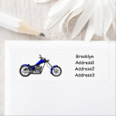 Chopper Motorrad Cartoon Abbildung (Insitu)