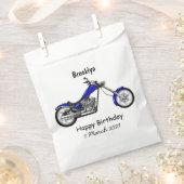 Chopper Motorrad Cartoon Abbildung Geschenktütchen (Ausgeschnitten)