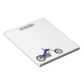 Chopper Motorrad Cartoon Abbildung Notizblock (angewinkelt)