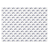 Chopper Motorrad Cartoon Abbildung Tischdecke (Vorderseite (Horizontal))