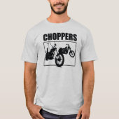 Chopper-Motorrad T-Shirt (Vorderseite)