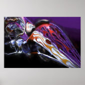 CHOPPER-MOTORRADSCHWANZ EINES DRAGONS POSTER (Vorne)