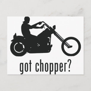 Chopper Postkarte