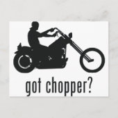 Chopper Postkarte (Vorderseite)