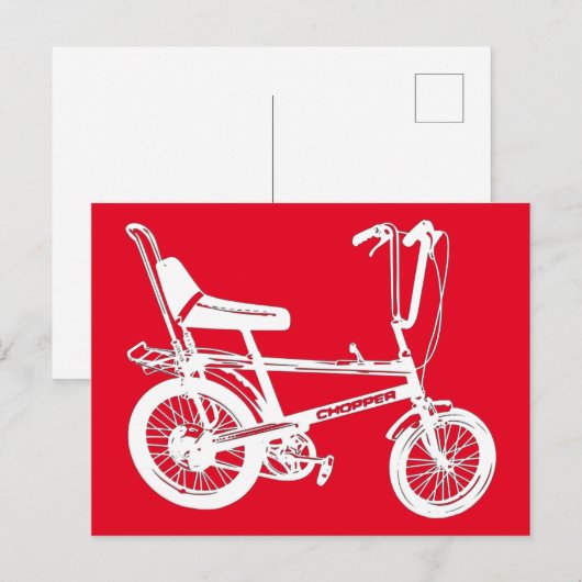 Chopper Postkarte (Vorne/Hinten)