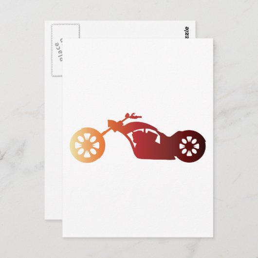 CHOPPER POSTKARTE (Vorne/Hinten)