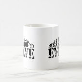 Chopper-Radfahrer-Motorrad-Reiter-Evolutions-Kunst Kaffeetasse (Mittel)