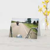 Chopper Rider Grußkarte Karte (Gelbe Blume)