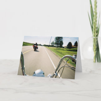 Chopper Rider Grußkarte Karte