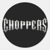 CHOPPER RUNDER AUFKLEBER (Vorderseite)
