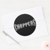 CHOPPER RUNDER AUFKLEBER (Umschlag)