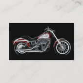 Chopper-Schweinheavyweight-Motorrad Visitenkarte (Rückseite)