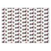 Chopper style motorcycle illustration tischdecke (Vorderseite (Horizontal))