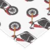 Chopper style motorcycle illustration tischdecke (Schrägansicht)