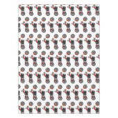 Chopper style motorcycle illustration tischdecke (Vorderseite)
