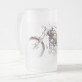 Chopper-Tasse Mattglas Bierglas (Vorderseite Links)