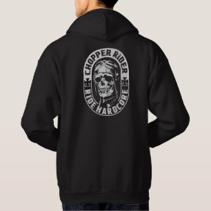 Chopper Totenkopf Reiter Motorrad Fahrt Hardcore K Hoodie