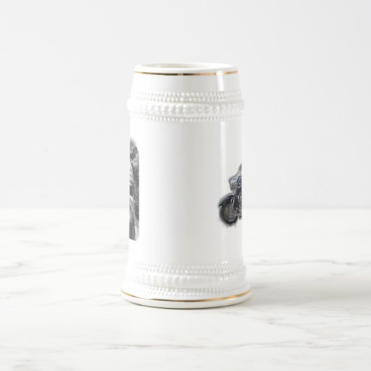 ChopperDave Stein Bierglas (Mittel)