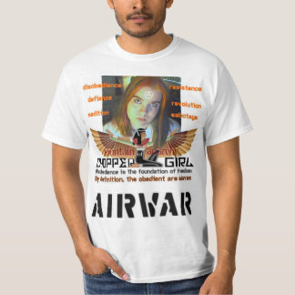 Choppergirl Missachtungs-= Freiheits-T - Shirt