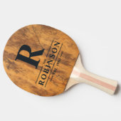 Chopping Block Family Name & Initial Tischtennis Schläger (Seitenansicht)