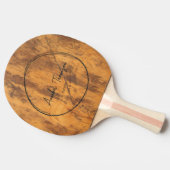 Chopping Block Name in Drawn Circle  Tischtennis Schläger (Seitenansicht)