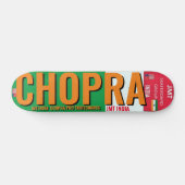CHOPRA JMT INDIA 7 3/4" Skateboard Deck (Horizontal)