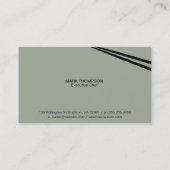 Chopsticks Burlap Textur Visitenkarte (Rückseite)