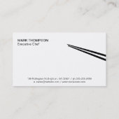 Chopsticks-Variation Visitenkarte (Rückseite)