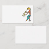 Chopstiere und Nudeln Visitenkarte (Vorne/Hinten)