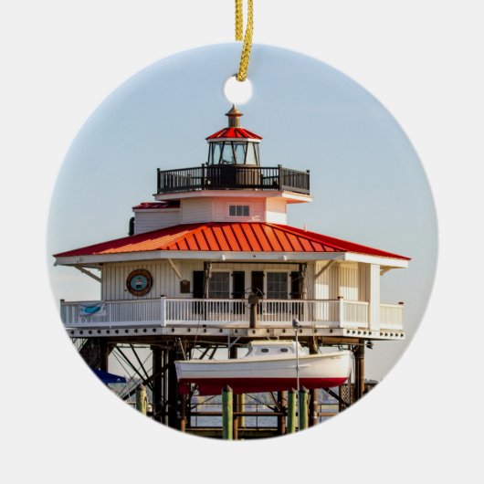 Choptank Fluss Lighthouse Keramik Ornament (Vorne)