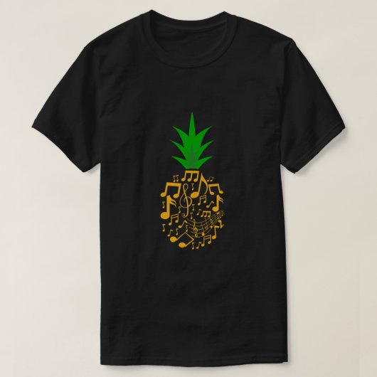 Chor Ananas Chorus Chormusik Clef Geschenk T-Shirt (Design vorne)
