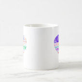 Chor der Erde Wortwolke Kaffeetasse (Mittel)