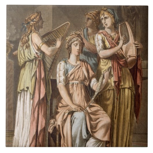 Chor der israelitischen Frauen, Kostüme für Fliese (Vorderseite)