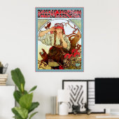 Chor der mährischen Lehrer ~ Vintage Werbung Poster (Heimbüro)