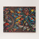 Chor der Träume der Feathered Blooming Harmony Puzzle (Horizontal)