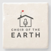 Chor des Earth-Logos - Steinuntersetzer (Vorderseite)