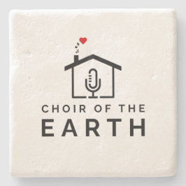 Chor des Earth-Logos - Steinuntersetzer