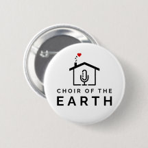 Chor des Earth Logos - weiß -