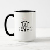 Chor des Earth-Logos Zwei-Tone Tasse (Links)