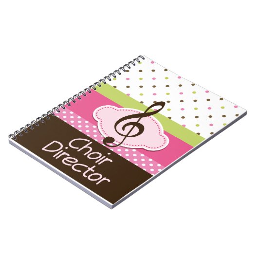 Chor-Direktor Gift Journal Notebook Notizblock (Linke Seite)