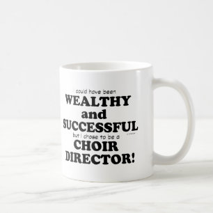 Chor-Direktor Wealthy u. erfolgreiches Kaffeetasse