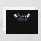 Chor Geek Chorus Chormusikdirigent Geschenk Postkarte (Vorne/Hinten)