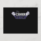 Chor Geek Chorus Chormusikdirigent Geschenk Postkarte (Vorderseite)