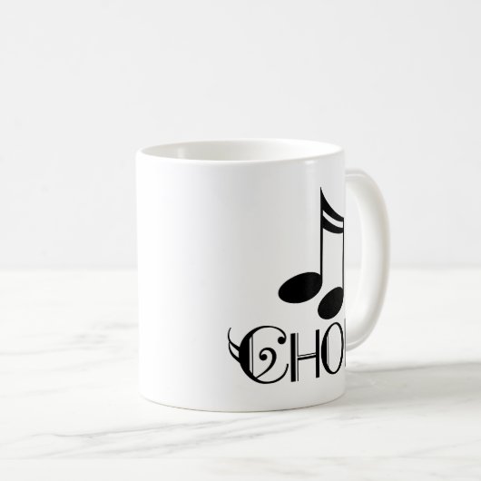 Chor-Geschenk Kaffeetasse (VorderseiteRechts)