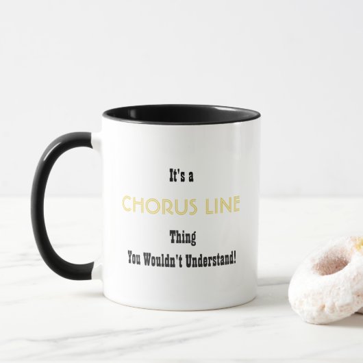 Chor-Linie Tasse (Mit Donut)